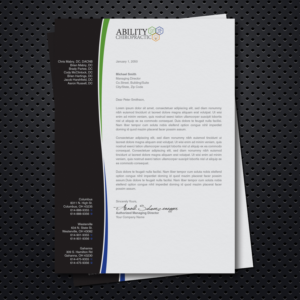 Stationery Design by OxonoArt for Ability Chiropractic | Design: #19843391