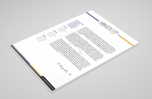 Side of Page Partnership-type Letterhead Design for Chiropractic Office | Schreibwaren-Design von Petter Goms