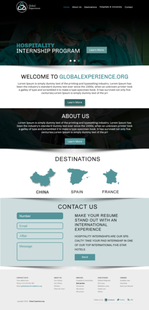 Web Design by OzairZam for COL. COL NAPOLES DELG. BENITO, MEXICO D.F. C.P. 03810 MEX  RFC ECI0907167P0 | Design #19842358