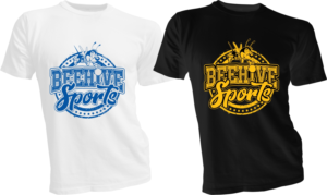 Beehive Sport & Social Club TShirt | T-shirt Design by bacujkov