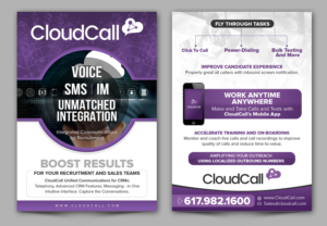Handout for Conference - Tech Company | Diseño de Flyer por SAI DESIGNS