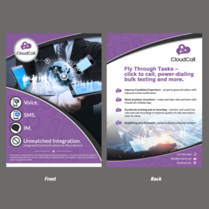 Handout for Conference - Tech Company | Diseño de Flyer por Schöpfer