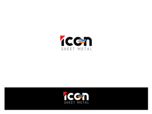 ICON SHEET METAL | Logo Design by Happy Fish Creations