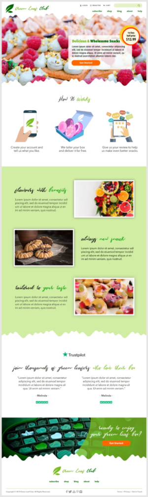 Website Design for Green Leaf Club.com | Diseño Web por -Marc-