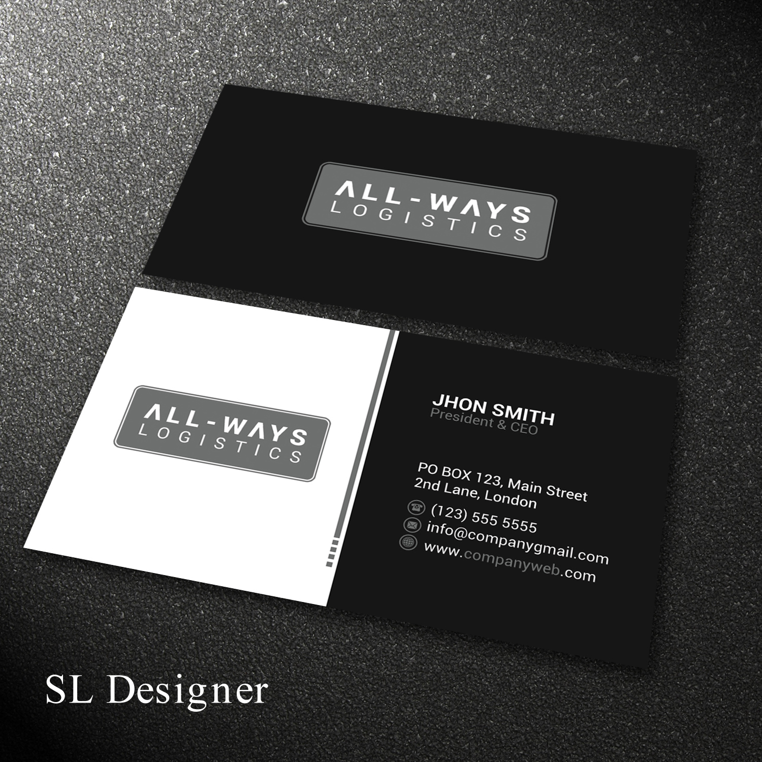 Business Card Design by SL Designer for this project | Design #19860734