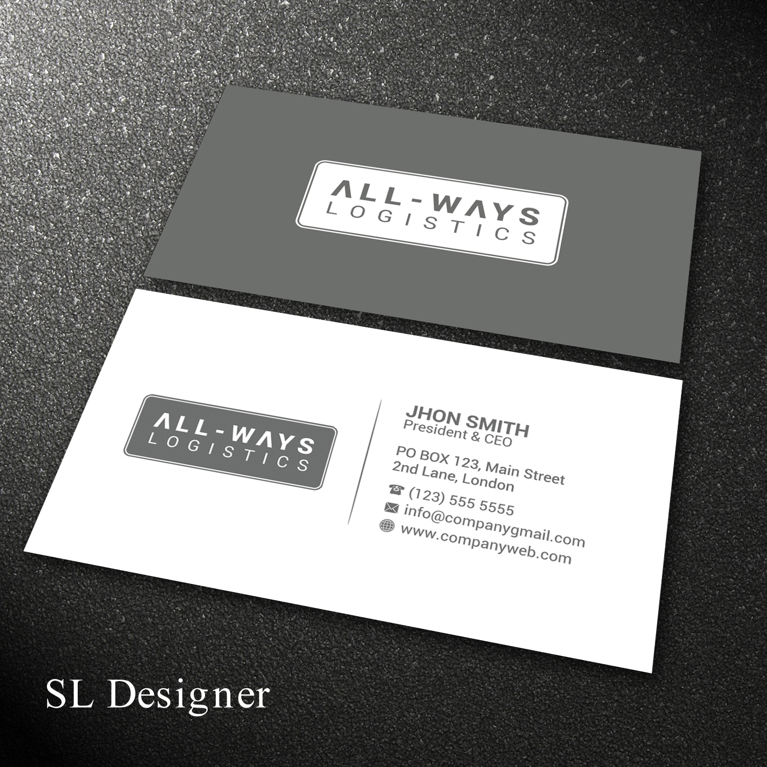 Business Card Design by SL Designer for this project | Design #19860737