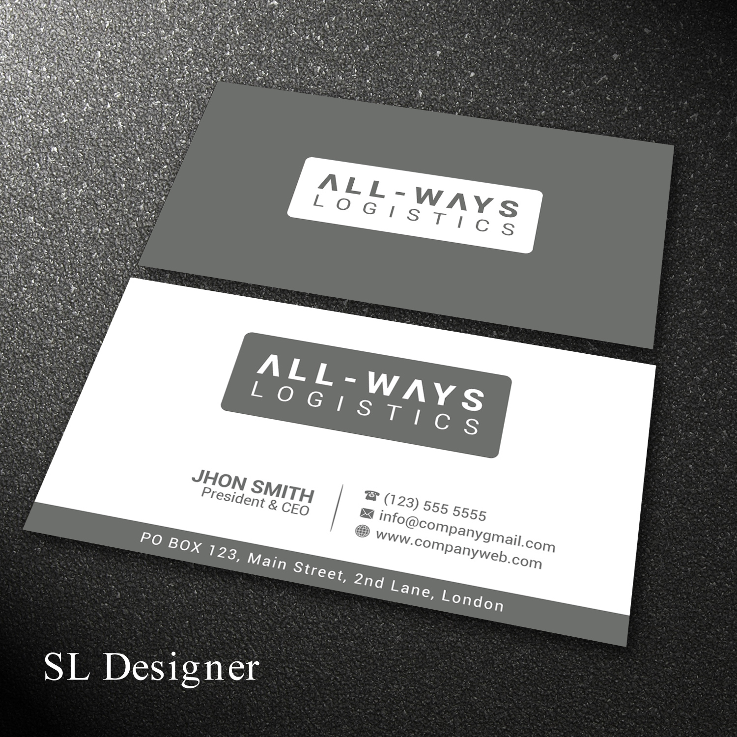 Business Card Design by SL Designer for this project | Design #19860738