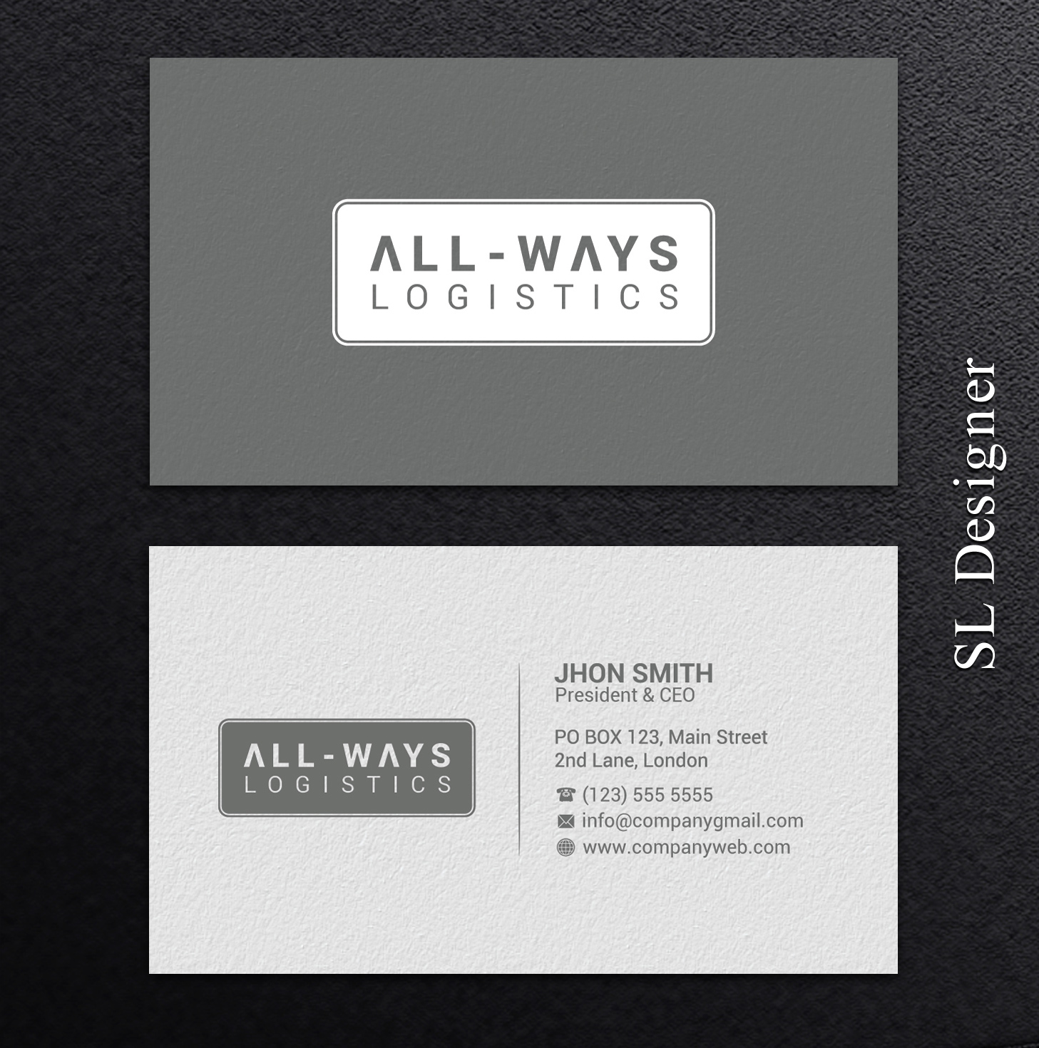 Business Card Design by SL Designer for this project | Design #19860743