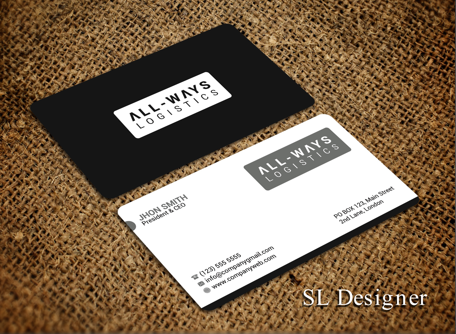 Business Card Design by SL Designer for this project | Design #19860746