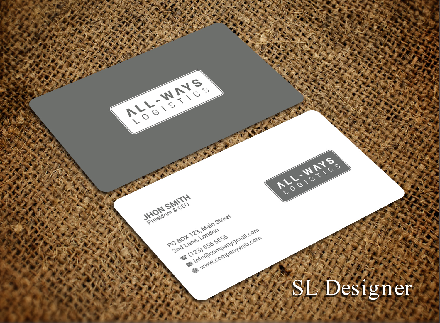 Business Card Design by SL Designer for this project | Design #19860747