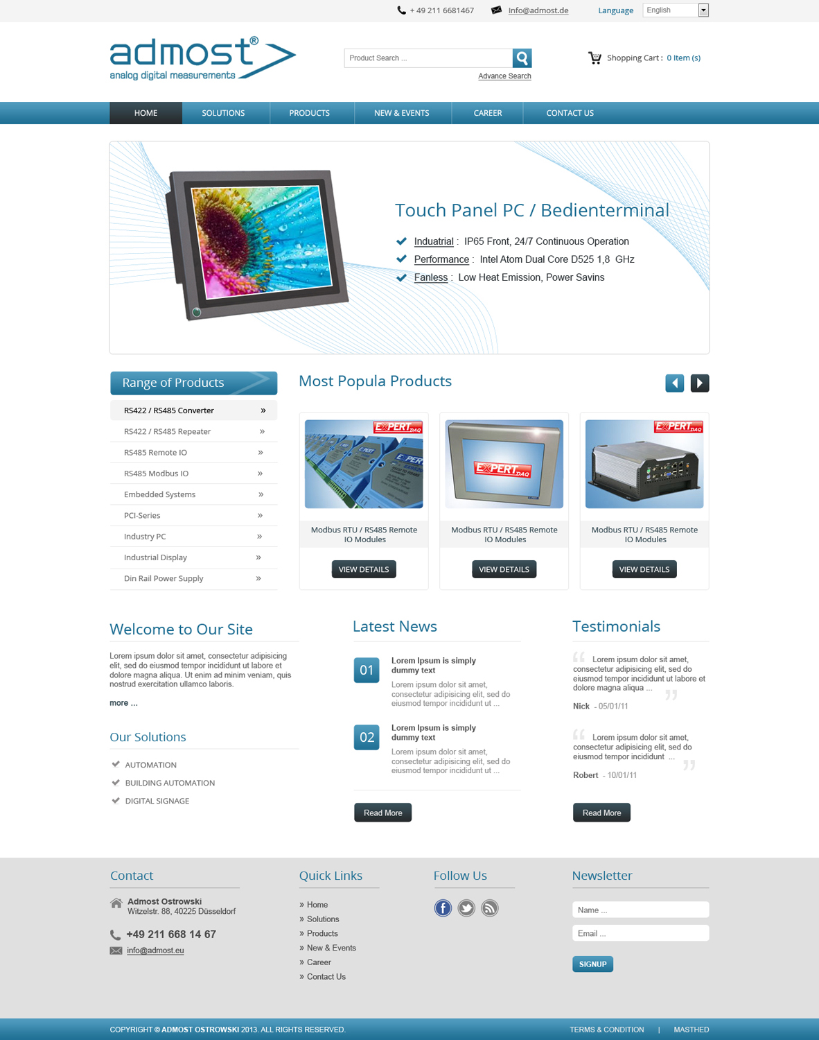 Diseño Web por Roy para este proyecto | Diseño #2977052
