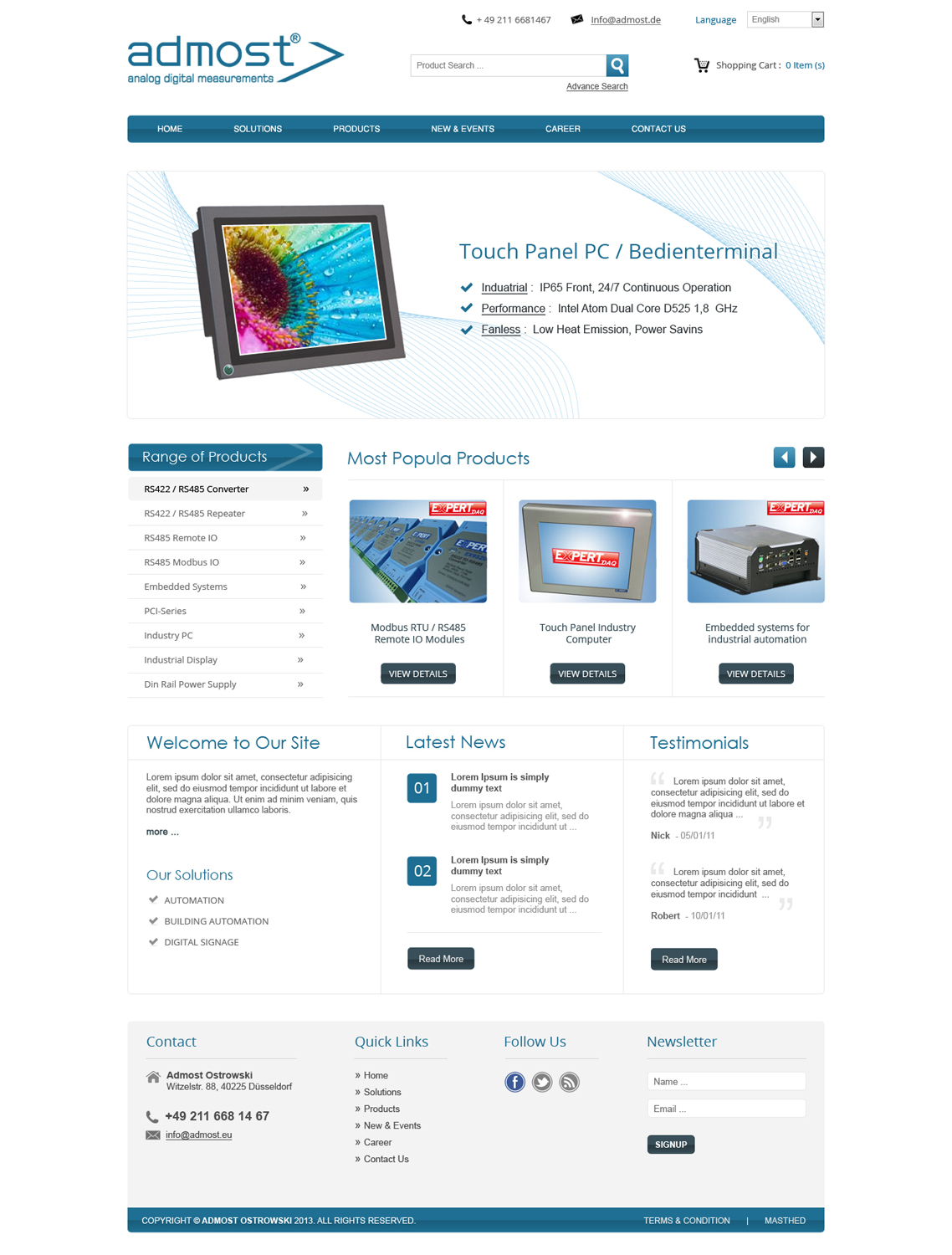 Diseño Web por Roy para este proyecto | Diseño #2988961