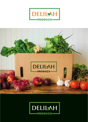 Delilah or Delilah Produce | Logo Design by Birdcage