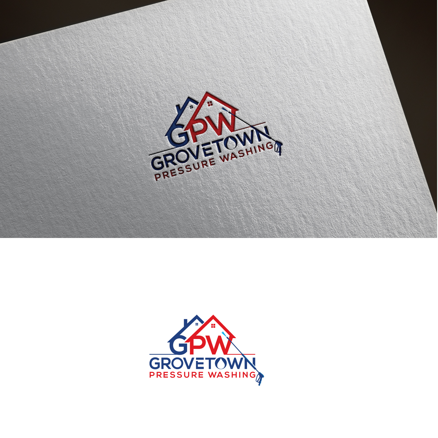 Logo Design by sankar999 for Grovetown Pressure Washing | Design #19871430