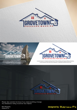 Logo-Design von Mariono Fx für Grovetown Pressure Washing | Design: #19868311
