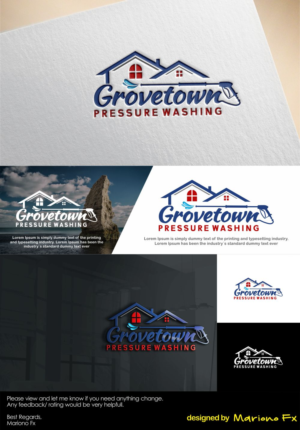 Logo-Design von Mariono Fx für Grovetown Pressure Washing | Design: #19895626