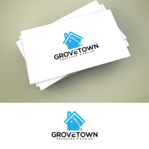 Grovetown Pressure Washing | Logo-Design von ClearDesign