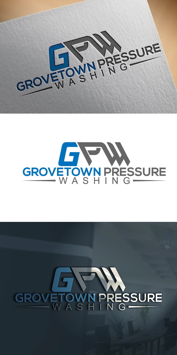 Logo Design by manik 06 for Grovetown Pressure Washing | Design #19888902