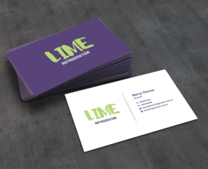 LIME REFRIGERATION Business Card design | Design de Carte de Visite par AbyJohns