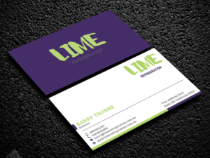 LIME REFRIGERATION Business Card design | Design de Carte de Visite par Bold Pixels