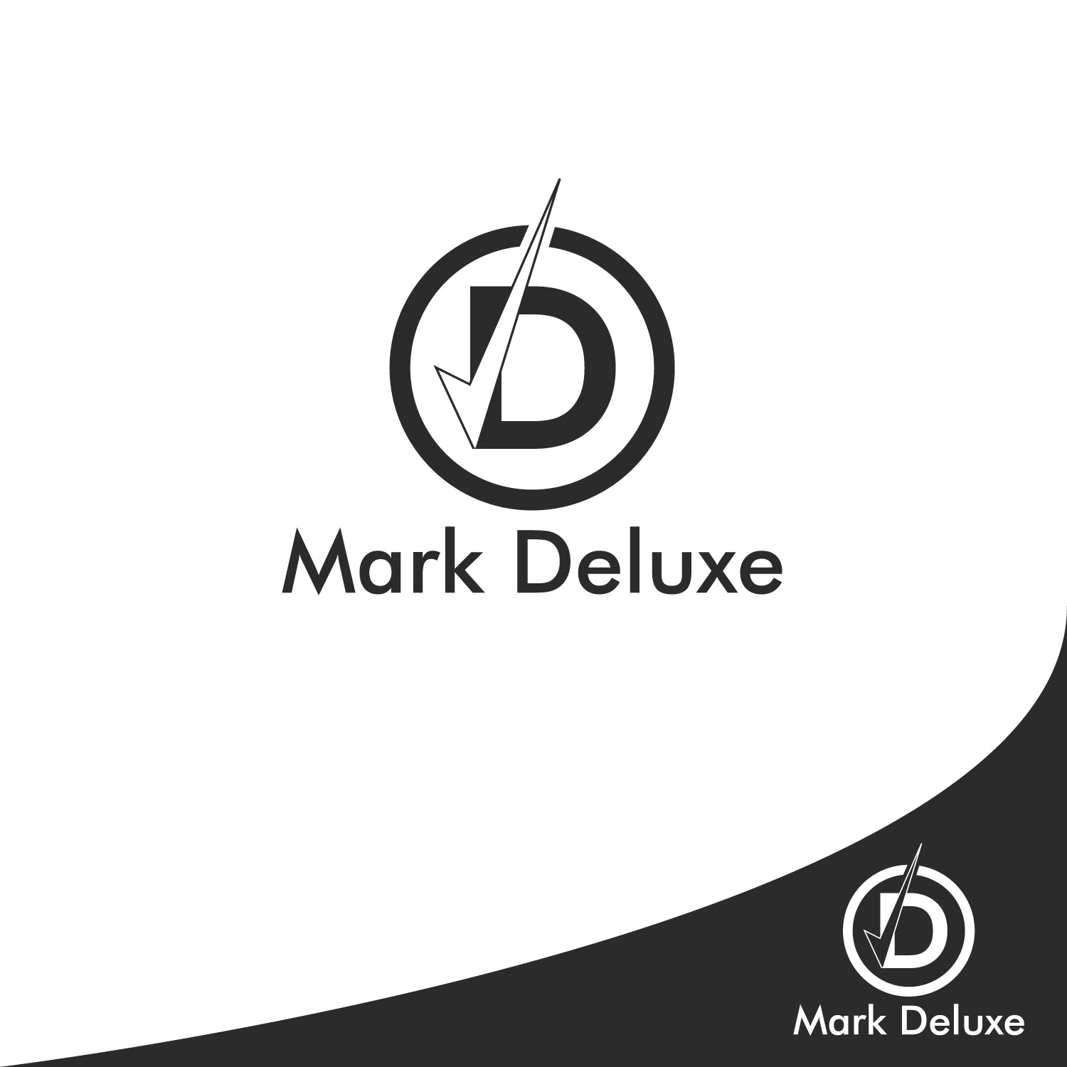 Modern, Colorful Logo Design for Mark Deluxe by Rupok MT Design 19849002