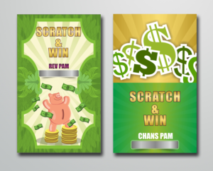 Design a scratch lotto card | Design de Carte par ecorokerz