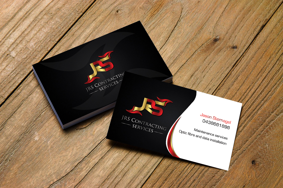 Business Card Design by Hardcore Design for JRS Contracting Services | Design #19906574