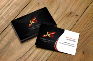 Business Card Design by Hardcore Design for JRS Contracting Services | Design: #19906574