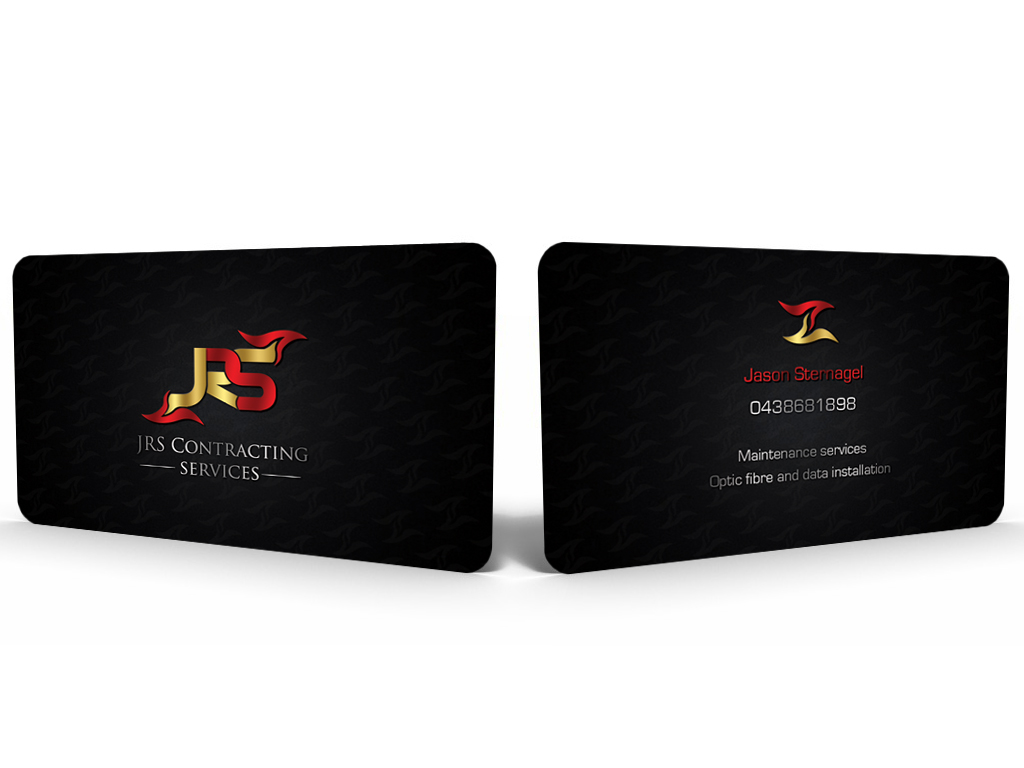 Business Card Design by Hardcore Design for JRS Contracting Services | Design #19906816