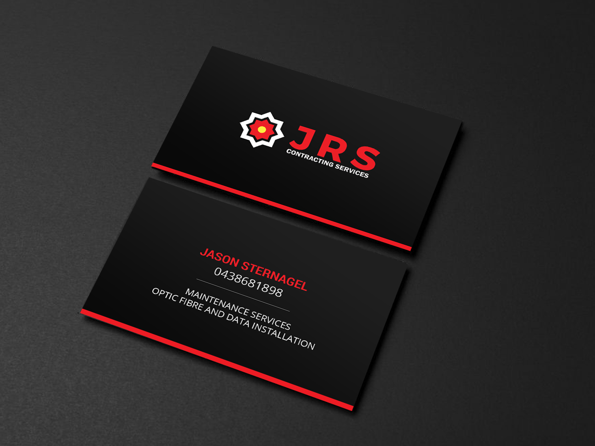 Business Card Design by Creations Box 2015 for JRS Contracting Services | Design #19873248
