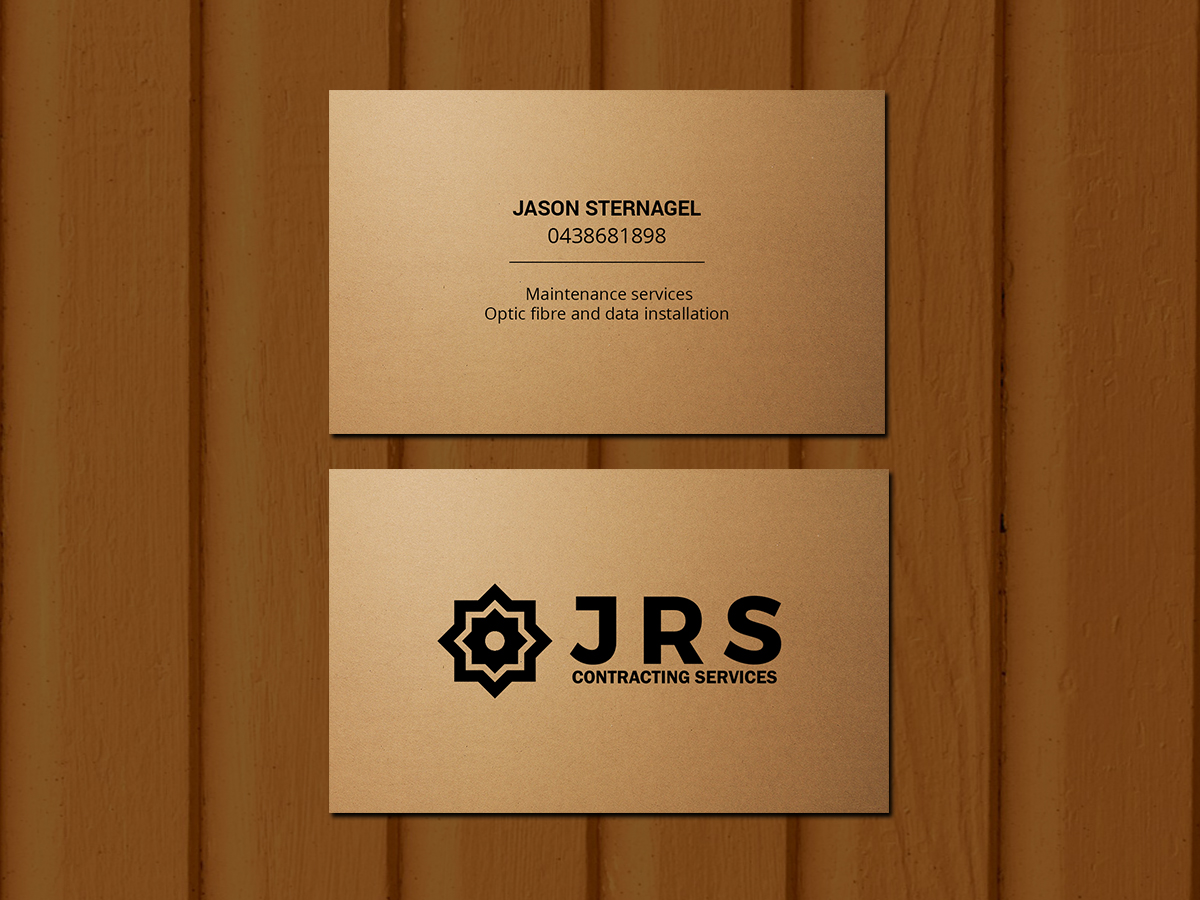 Business Card Design by Creations Box 2015 for JRS Contracting Services | Design #19873256