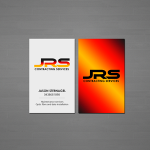Business Card Design by Creations Box 2015 for JRS Contracting Services | Design: #19873257