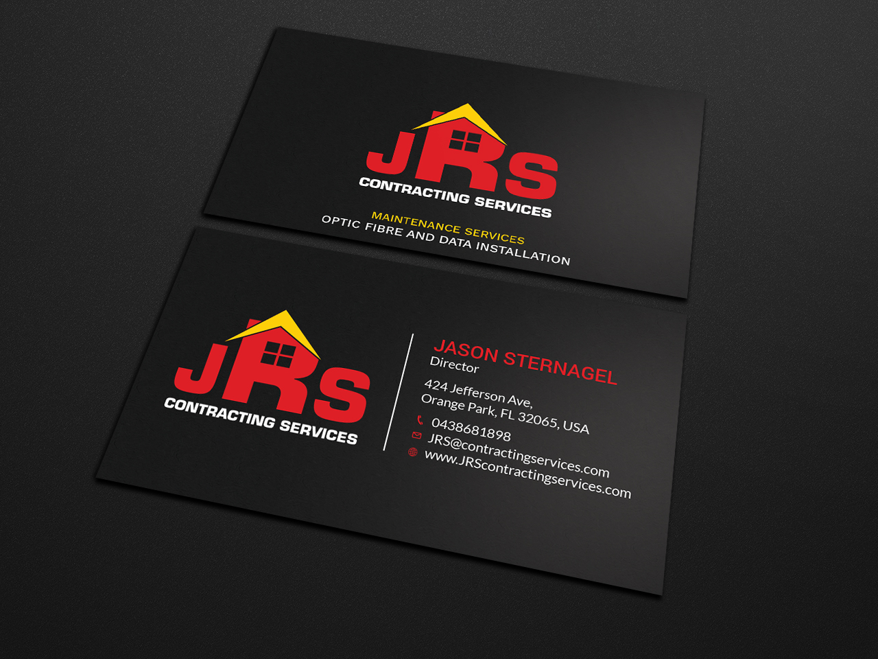 Business Card Design by Tripti Ranjan Gain for JRS Contracting Services | Design #19862537