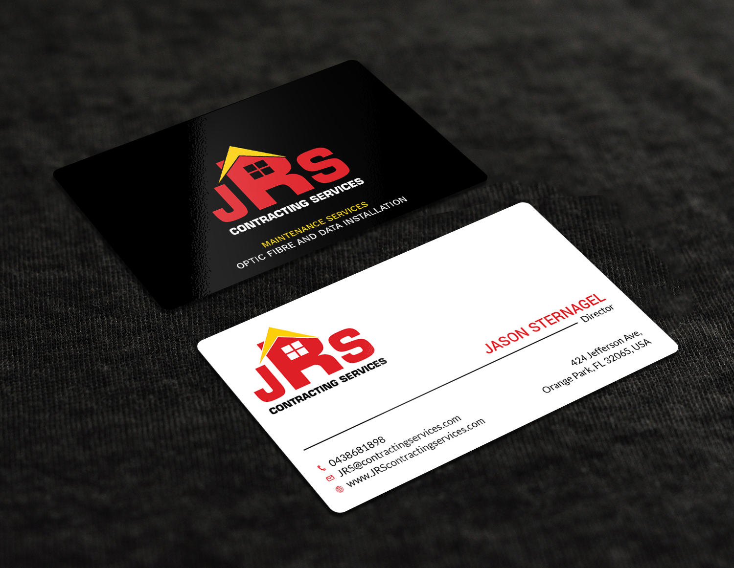 Design de Carte de Visite par Tripti Ranjan Gain pour JRS Contracting Services | Design #19862545