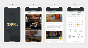 Design Workout/Fitness Mobile App | Diseño Gráfico por DesignCarry
