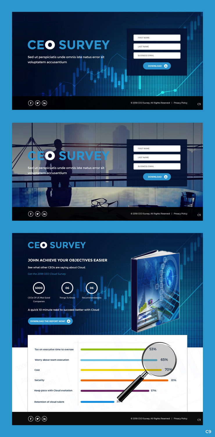 Landing Page Design by pb for this project | Design #19859587