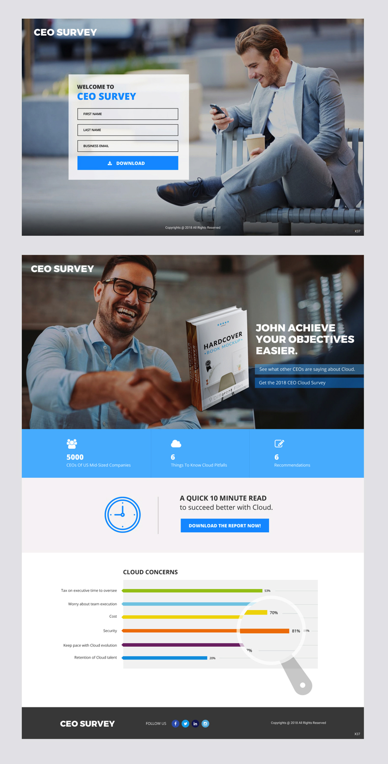 Landing Page Design by pb for this project | Design #19859597