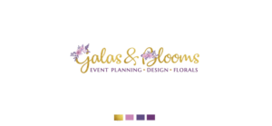 Galas & Blooms | Logo Design by Birdcage