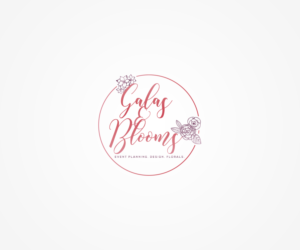 Galas & Blooms | Logo Design by Kiran