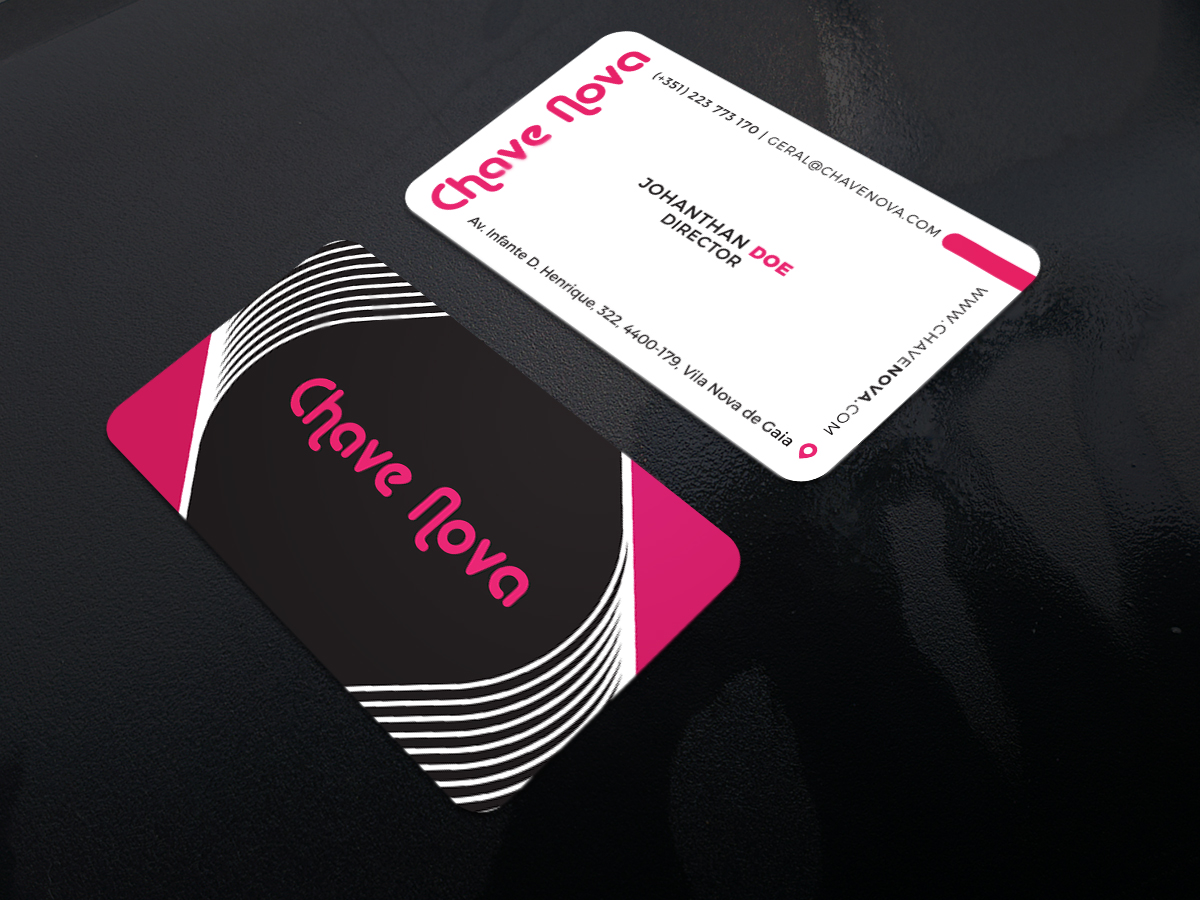 Business Card Design by JK18 for CHAVE NOVA Lda | Design #19861971