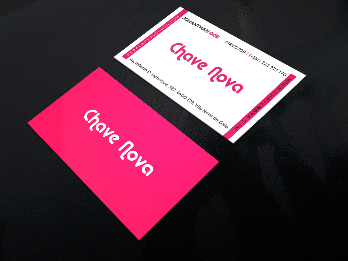 Business Card Design by JK18 for CHAVE NOVA Lda | Design #19888247