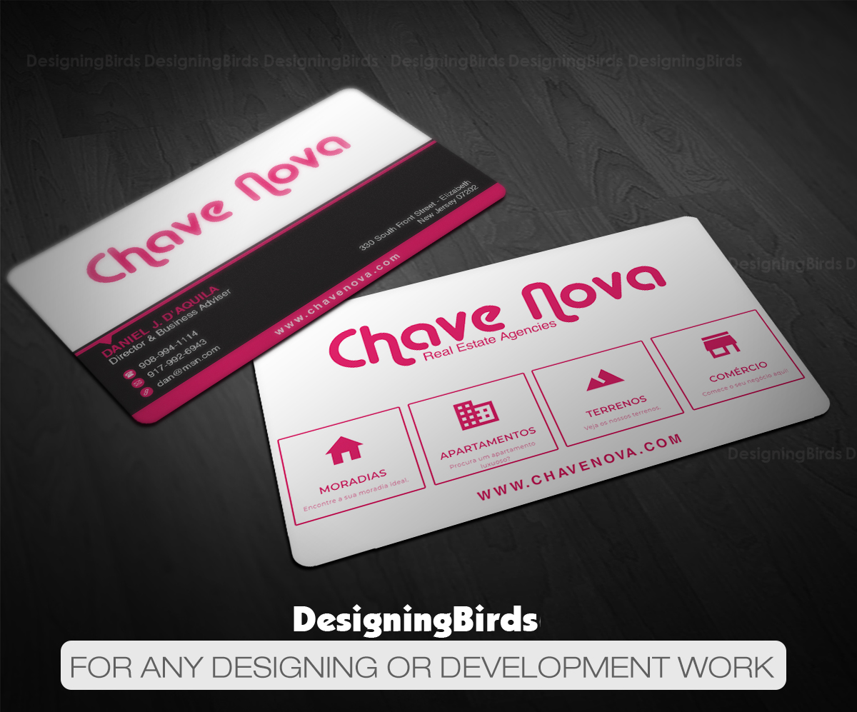 Business Card Design by Designing Birds for CHAVE NOVA Lda | Design #19863954
