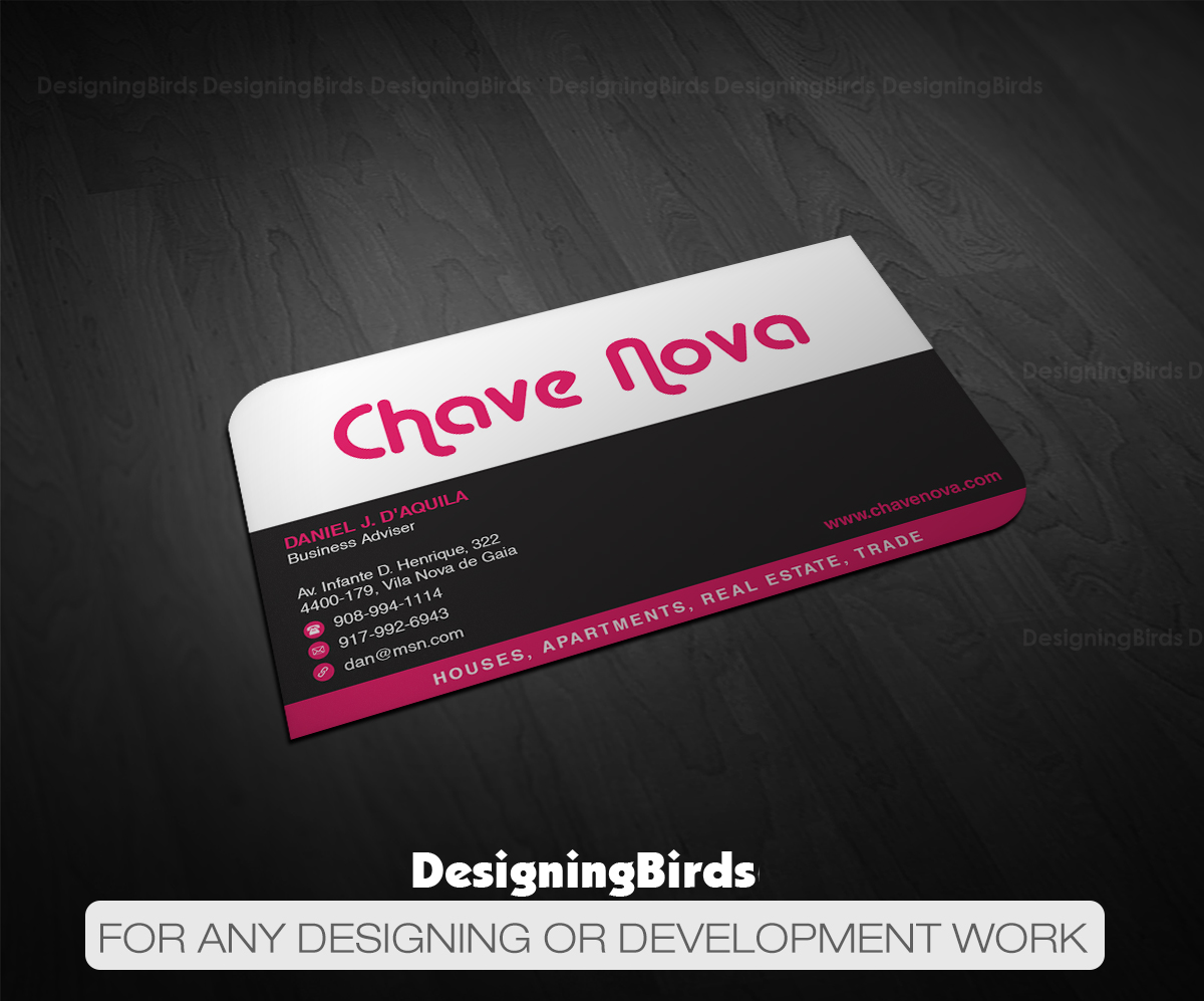 Business Card Design by Designing Birds for CHAVE NOVA Lda | Design #19864017