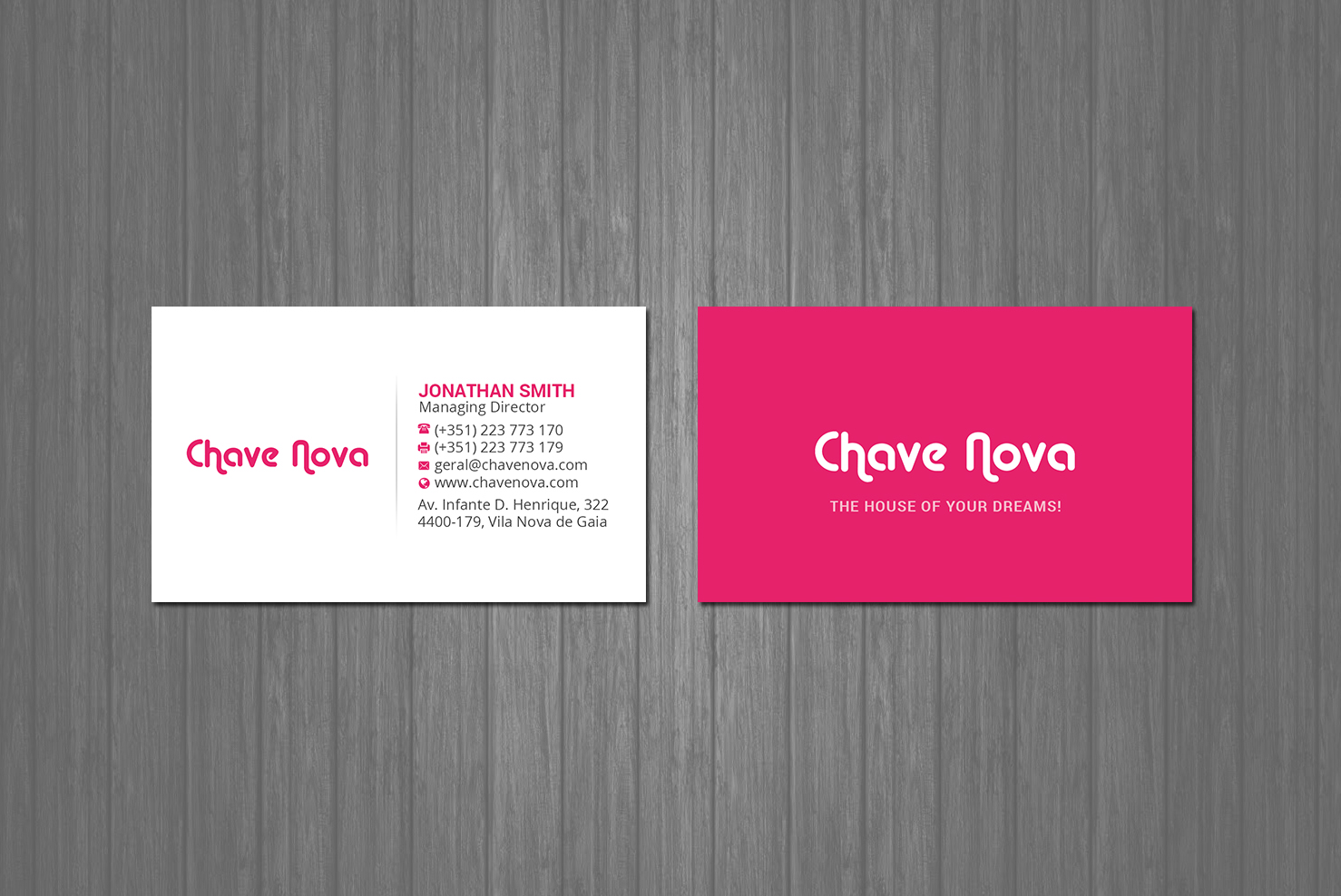 Business Card Design by Creations Box 2015 for CHAVE NOVA Lda | Design #19861439