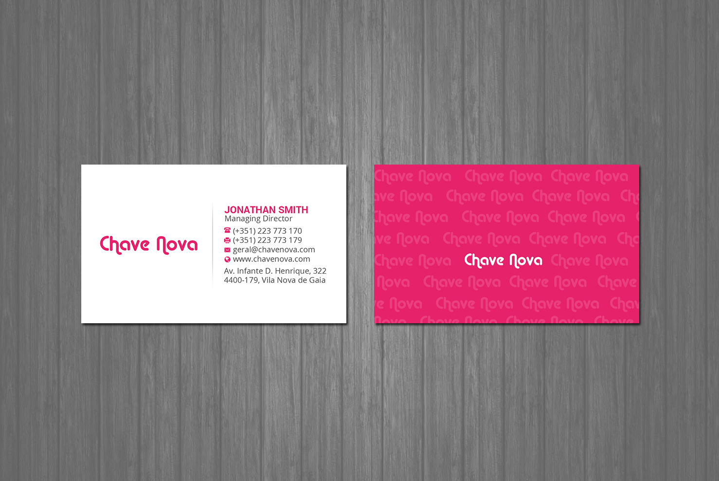 Business Card Design by Creations Box 2015 for CHAVE NOVA Lda | Design #19861442