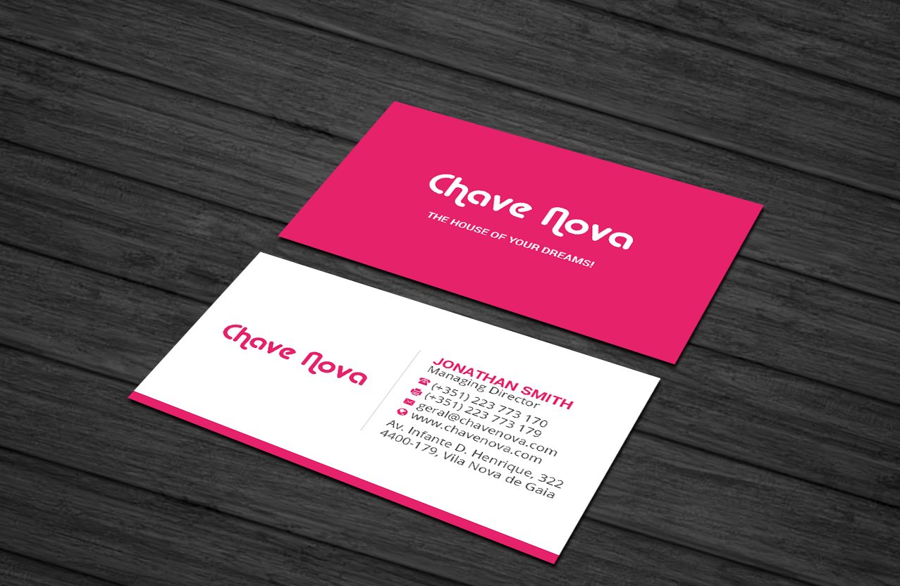 Business Card Design by Creations Box 2015 for CHAVE NOVA Lda | Design #19861447