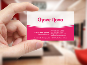 Business Card Design by Creations Box 2015 for CHAVE NOVA Lda | Design: #19861448