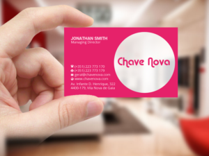 Business Card Design by Creations Box 2015 for CHAVE NOVA Lda | Design: #19861450