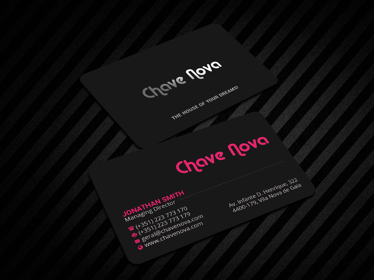 Business Card Design by Creations Box 2015 for CHAVE NOVA Lda | Design #19861456