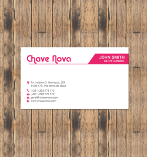 Business Card Design by chandrayaan.creative for CHAVE NOVA Lda | Design: #19866005